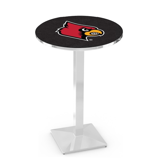 42" Chrome Louisville Pub Table